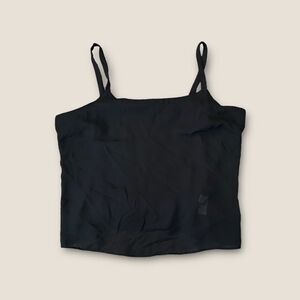 Walmart Semi-Sheer Sleeveless Tank Black 26W/28W